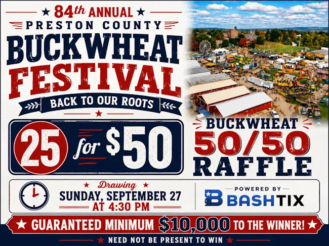 2026 Buckwheat 50/50 25 for $50